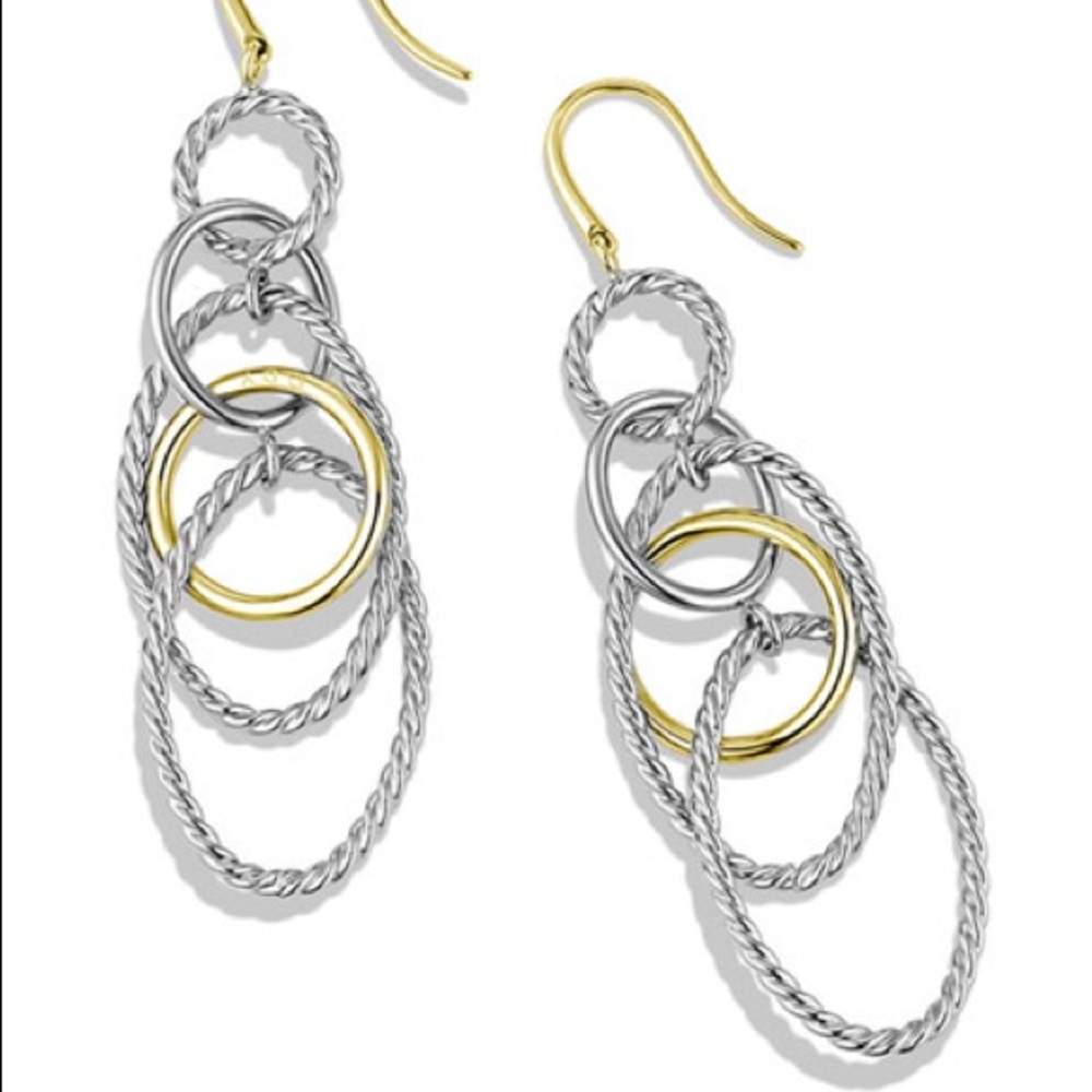 David Yurman Mobile Large Link Earrings